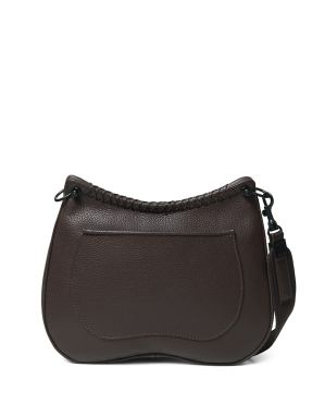 ΓΥΝΑΙΚΕΙΑ ΔΕΡΜΑΤΙΝΗ ΤΣΑΝΤΑ ΧΙΑΣΤΙ MEDIUM SADDLE | Γκρι