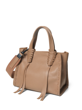 ΓΥΝΑΙΚΕΙΑ ΔΕΡΜΑΤΙΝΗ ΤΣΑΝΤΑ ΧΕΙΡΟΣ ARA MINI TOTE | Μπεζ