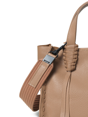 ΓΥΝΑΙΚΕΙΑ ΔΕΡΜΑΤΙΝΗ ΤΣΑΝΤΑ ΧΕΙΡΟΣ ARA MINI TOTE | Μπεζ