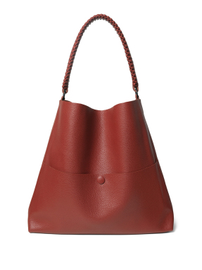 ΓΥΝΑΙΚΕΙΑ ΔΕΡΜΑΤΙΝΗ ΤΣΑΝΤΑ ΩΜΟΥ SLIM M TOTE | Κόκκινο
