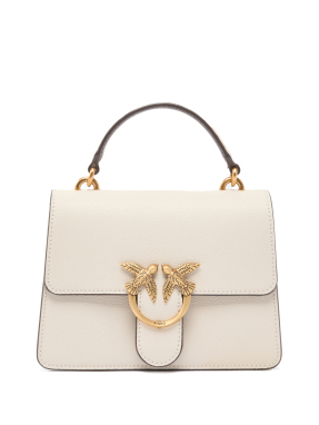 ΓΥΝΑΙΚΕΙΑ  ΔΕΡΜΑΤΙΝΗ ΤΣΑΝΤΑ ΧΕΙΡΟΣ LOVE ONE TOP HANDLE MINI LIGHT | Εκρού