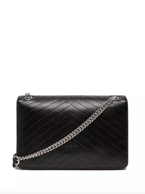 ΓΥΝΑΙΚΕΙΑ ΔΕΡΜΑΤΙΝΗ ΤΣΑΝΤΑ ΩΜΟΥ LOVE ONE LIGHT CLASSIC | Μαύρο