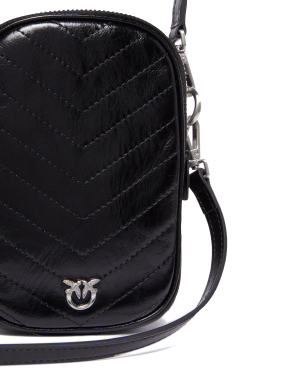 ΓΥΝΑΙΚΕΙΑ ΔΕΡΜΑΤΙΝΗ ΤΣΑΝΤΑ ΧΕΙΡΟΣ CARGO POUCH | Μαύρο