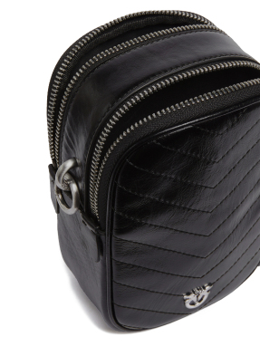 ΓΥΝΑΙΚΕΙΑ ΔΕΡΜΑΤΙΝΗ ΤΣΑΝΤΑ ΧΕΙΡΟΣ CARGO POUCH | Μαύρο