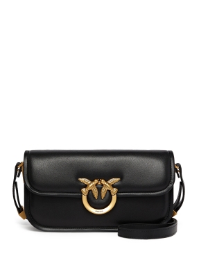 ΓΥΝΑΙΚΕΙΑ ΔΕΡΜΑΤΙΝΗ ΤΣΑΝΤΑ ΧΙΑΣΤΙ LOVE BOX BAGUETTE | Μαύρο