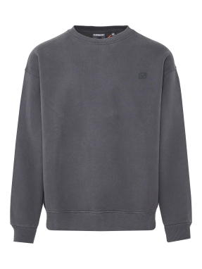 ΑΝΔΡΙΚΟ ΦΟΥΤΕΡ BLANK OVERSIZED CREW | Γκρι Σκούρο XL