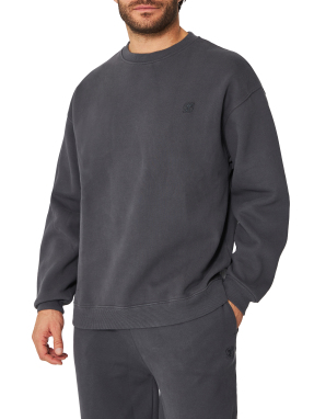 ΑΝΔΡΙΚΟ ΦΟΥΤΕΡ BLANK OVERSIZED CREW | Γκρι Σκούρο XL