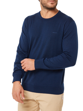 ΑΝΔΡΙΚΟ ΜΑΛΛΙΝΟ ΠΟΥΛΟΒΕΡ | Μπλε Σκούρο XXL