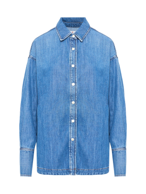 ΓΥΝΑΙΚΕΙΟ DENIM ΠΟΥΚΑΜΙΣΟ ESSEN | Μπλε S