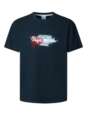 ΑΝΔΡΙΚΟ T-SHIRT ΜΕ ΤΥΠΩΜΕΝΟ | Μπλε Σκούρο M