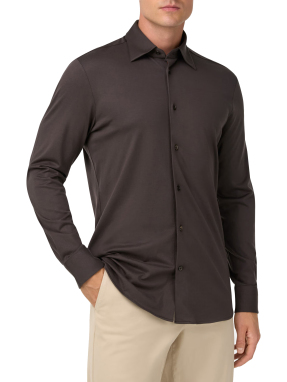 ΑΝΔΡΙΚΟ ΠΟΥΚΑΜΙΣΟ | Καφέ Σκούρο L