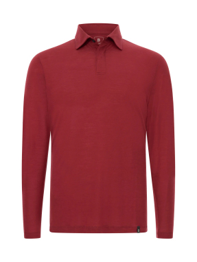 ΑΝΔΡΙΚΗ ΜΑΚΡΥΜΑΝΙΚΗ POLO ΜΠΛΟΥΖΑ | Κόκκινο L