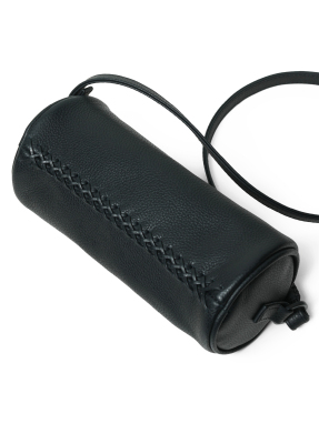 ΓΥΝΑΙΚΕΙΑ ΔΕΡΜΑΤΙΝΗ ΤΣΑΝΤΑ ΧΙΑΣΤΙ MINI BARREL | Μαύρο