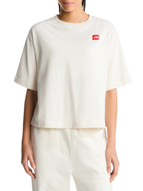 ΓΥΝΑΙΚΕΙΟ T-SHIRT TNF RED BOX | Λευκό S