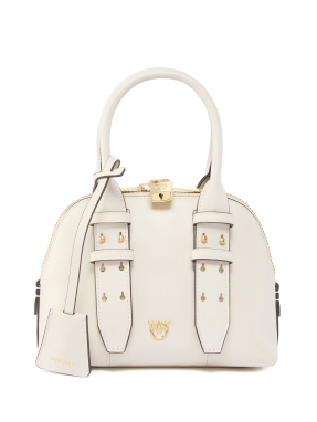 ΓΥΝΑΙΚΕΙΑ ΔΕΡΜΑΤΙΝΗ ΤΣΑΝΤΑ ΧΕΙΡΟΣ BOWLING | Εκρού