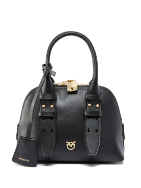 ΓΥΝΑΙΚΕΙΑ ΔΕΡΜΑΤΙΝΗ ΤΣΑΝΤΑ ΧΕΙΡΟΣ BOWLING | Μαύρο