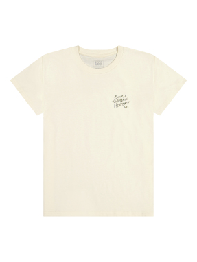 ΓΥΝΑΙΚΕΙΟ T-SHIRT ΜΕ ΤΥΠΩΜΑ | Εκρού S