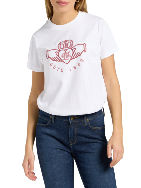 ΓΥΝΑΙΚΕΙΟ T-SHIRT ΜΕ ΤΥΠΩΜΑ | Εκρού S