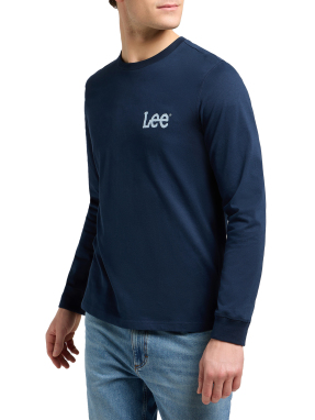 ΑΝΔΡΙΚΟ T-SHIRT ΜΑΚΡΥΜΑΝΙΚΟ WOBBLY LOGO | Μπλε Σκούρο M