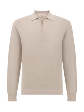 ΑΝΔΡΙΚΟ ΜΑΛΛΙΝΟ ΠΟΥΛΟΒΕΡ MERINO | Μπεζ ΧL