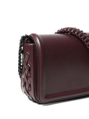 ΓΥΝΑΙΚΕΙΑ ΔΕΡΜΑΤΙΝΗ ΤΣΑΝΤΑ ΧΙΑΣΤΙ MINI BOX | Μπορντό