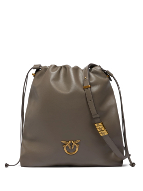 ΓΥΝΑΙΚΕΙΑ ΔΕΡΜΑΤΙΝΗ ΤΣΑΝΤΑ ΩΜΟΥ | Γκρι