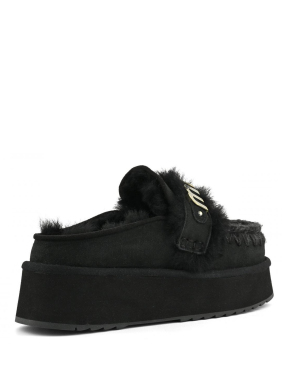 ΓΥΝΑΙΚΕΙΑ PLATFORM CLOG WITH STRAP LOGO | Μαύρο 38