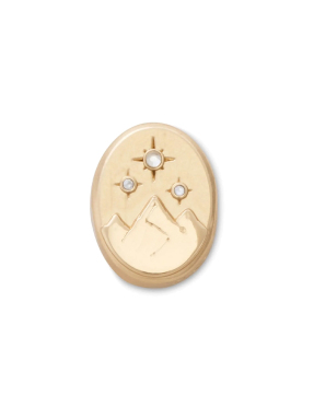 JIBBITZ™ CHARMS GOLD CELESTIAL MOUNTAIN | Χρυσό UNIQUE ONE SIZE