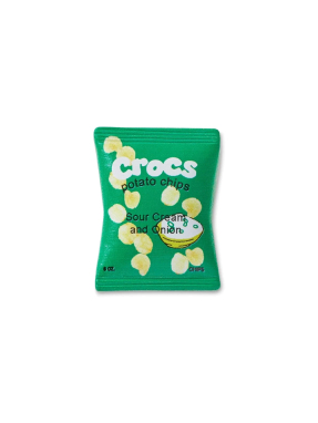 JIBBITZ™ CHARMS GREEN CHIP BAG | Πράσινο UNIQUE ONE SIZE