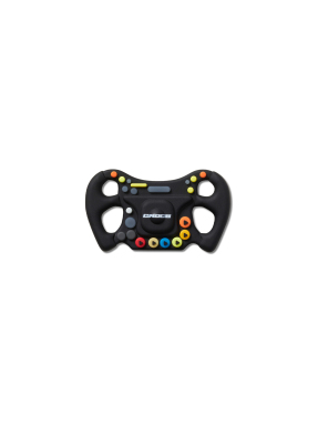 JIBBITZ™ CHARMS RACE CAR STEERING WHEEL | Μαύρο UNIQUE ONE SIZE