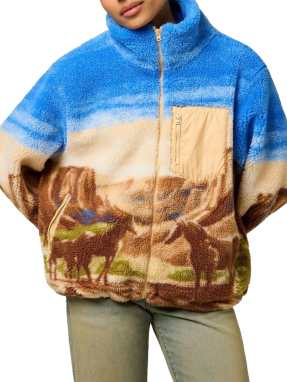 ΓΥΝΑΙΚΕΙΟ FLEECE ΜΠΟΥΦΑΝ | Πολύχρωμο XS