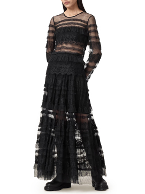 ΜΙΝΤΙ ΦΟΥΣΤΑ ARLEA TULLE | Μαύρο UK 8