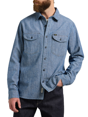 ΑΝΔΡΙΚΟ ΠΟΥΚΑΜΙΣΟ WORKWEAR 101 HERITAGE | Μπλε M