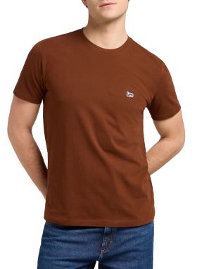 ΑΝΔΡΙΚΟ T-SHIRT SS PATCH LOGO | Καφέ XL