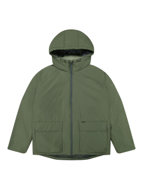 ΑΝΔΡΙΚΟ ΚΟΝΤΟ ΜΠΟΥΦΑΝ PUFFER ΜΕ ΚΟΥΚΟΥΛΑ | Πράσινο S