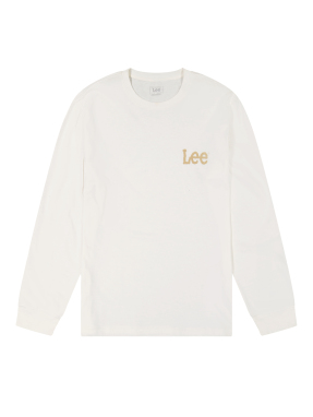 ΑΝΔΡΙΚΟ T-SHIRT ΜΑΚΡΥΜΑΝΙΚΟ WOBBLY LOGO | Εκρού XL