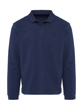 ΑΝΔΡΙΚΗ POLO ΜΑΚΡΥΜΑΝΙΚΗ ΜΠΛΟΥΖΑ | Μπλε Σκούρο XL