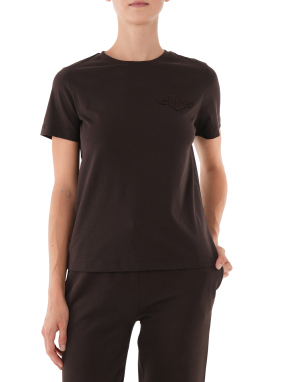 ΓΥΝΑΙΚΕΙΟ T-SHIRT | Καφέ Σκούρο G0202 XL