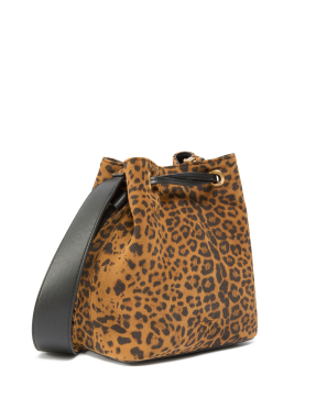 ΓΥΝΑΙΚΕΙΑ SUEDE TΣΑΝΤΑ ΩΜΟΥ SECCHIELLO MINI | Animal Print