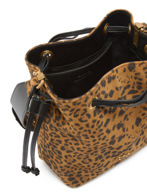 ΓΥΝΑΙΚΕΙΑ SUEDE TΣΑΝΤΑ ΩΜΟΥ SECCHIELLO MINI | Animal Print