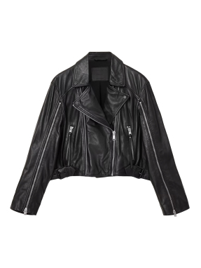 ΓΥΝΑΙΚΕΙΟ BIKER JACKET MASONE | Μαύρο S