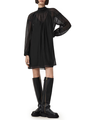 ΜΙΝΙ ΦΟΡΕΜΑ PEARLA | Μαύρο UK 8