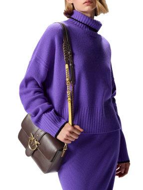 ΓΥΝΑΙΚΕΙΑ ΔΕΡΜΑΤΙΝΗ ΤΣΑΝΤΑ ΧΙΑΣΤΙ LOVE ONE CLASSIC SLOUCHY | Μπορντό