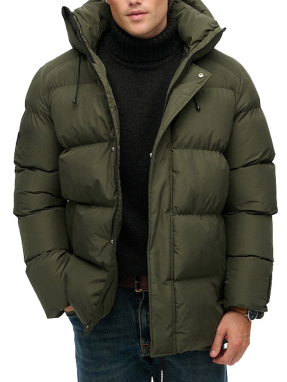 ΑΝΔΡΙΚΟ ΜΠΟΥΦΑΝ HOODED FIVE BAFFLE SPORTS | Χακί ΧL