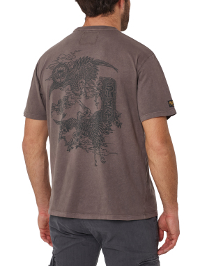 ΑΝΔΡΙΚΟ T-SHIRT TOKYO NARRATIVE LOOSE | Καφέ L