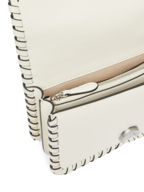 ΓΥΝΑΙΚΕΙΑ ΔΕΡΜΑΤΙΝΗ ΤΣΑΝΤΑ ΧΕΙΡΟΣ LOVE ONE MINI CL | Εκρού