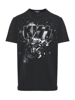 ΑΝΔΡΙΚΟ T-SHIRT KISS x D2 | Μαύρο XL