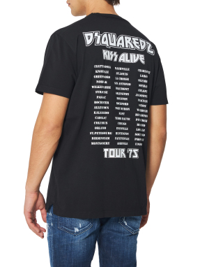 ΑΝΔΡΙΚΟ T-SHIRT KISS x D2 | Μαύρο XL