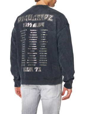 ΑΝΔΡΙΚΟ ΦΟΥΤΕΡ KISS x D2 | Γκρι Σκούρο XL