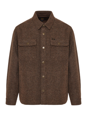 ΑΝΔΡΙΚΟ OVERSHIRT | Καφέ XL